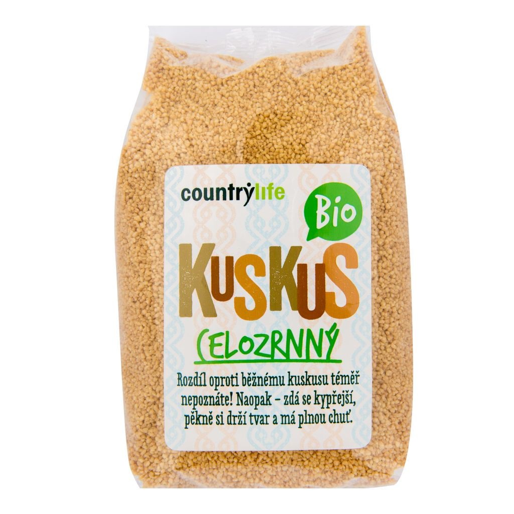 BIO kuskus celozrnný 500 g Country Life
